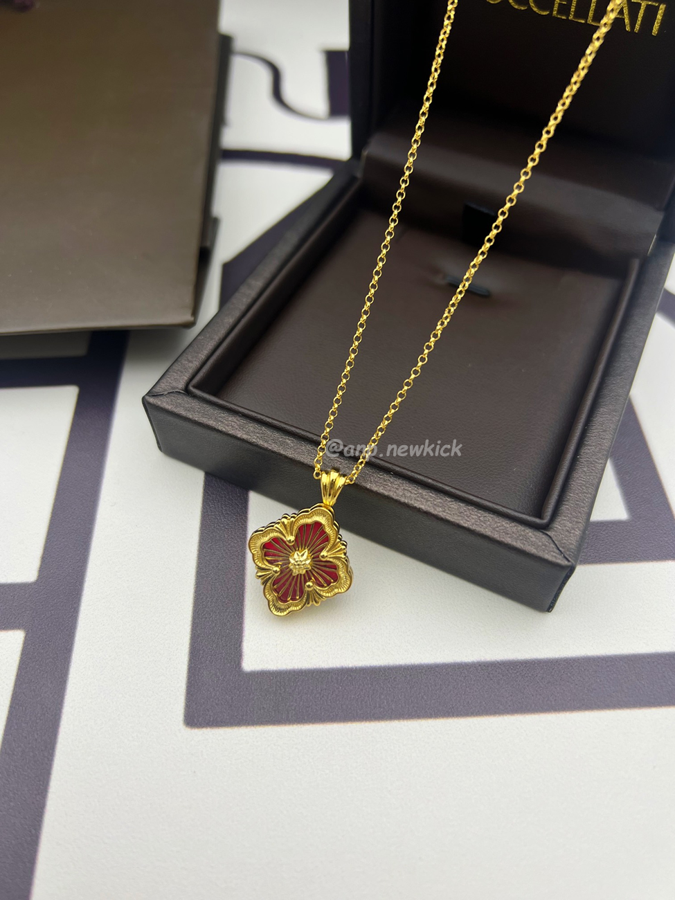 Buccellati Clover Jade Marrow Necklace (1) - www.newkick.vip